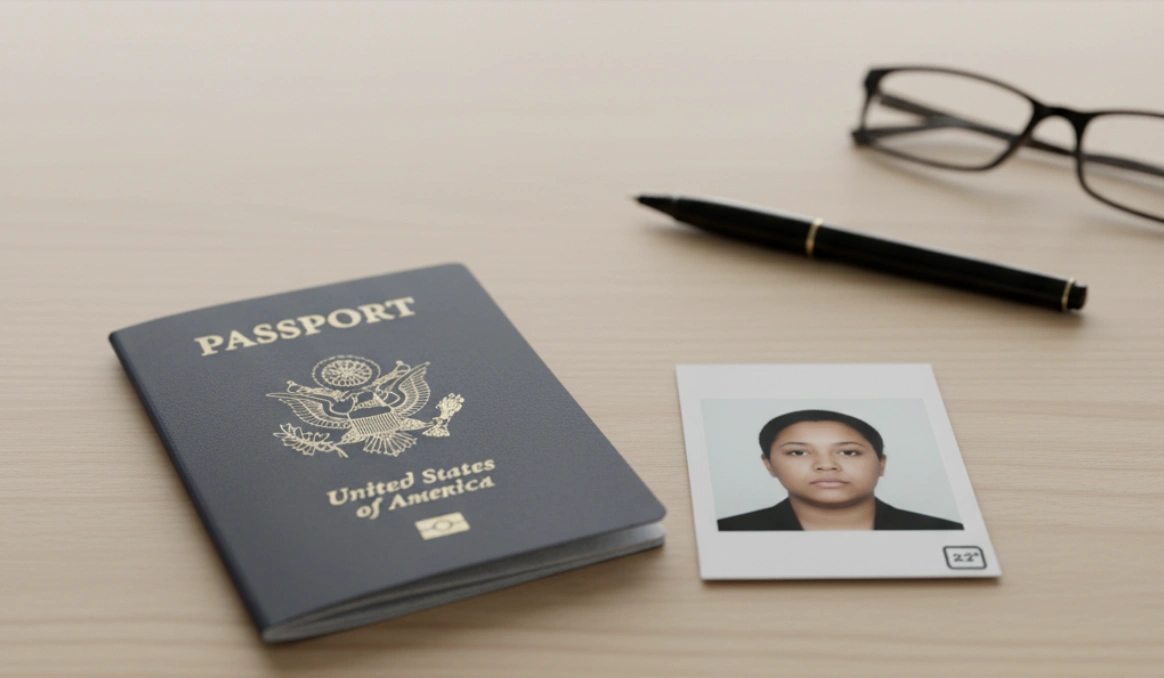 A U.S. passport and a compliant photo.
